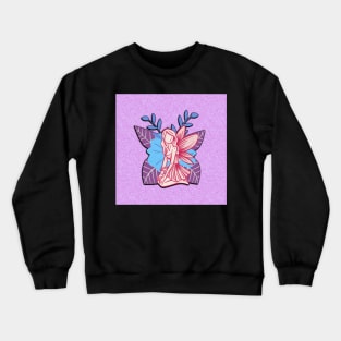 Fairy cute tooth fairy beautiful butterfly for girls Crewneck Sweatshirt